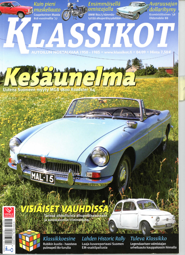 Fiat 500D YKS-3 Niemitalo -Klassikot 04-2009
